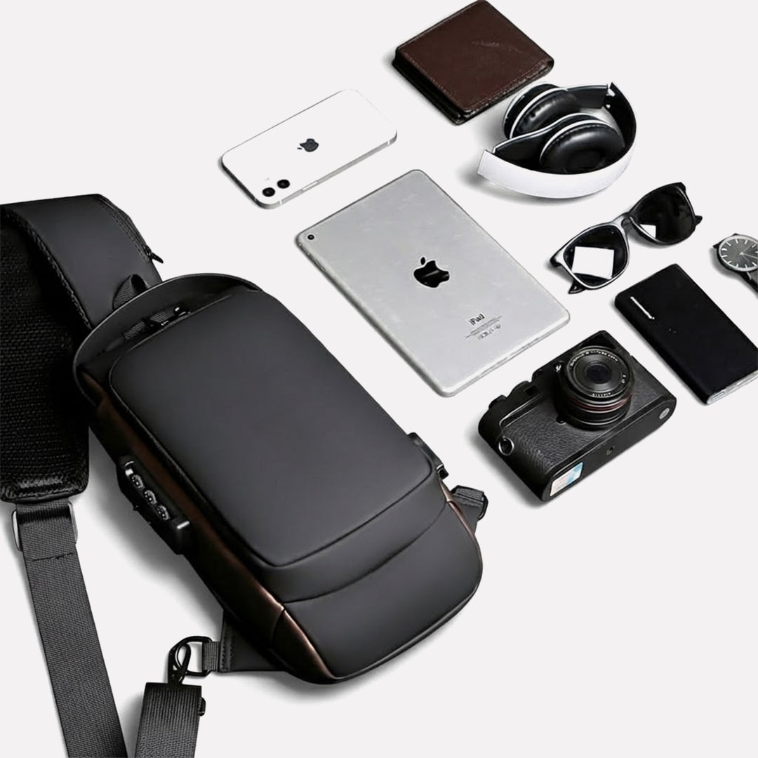 Hırsızlık Önleyici Şarj Girişli Omuz Çantası